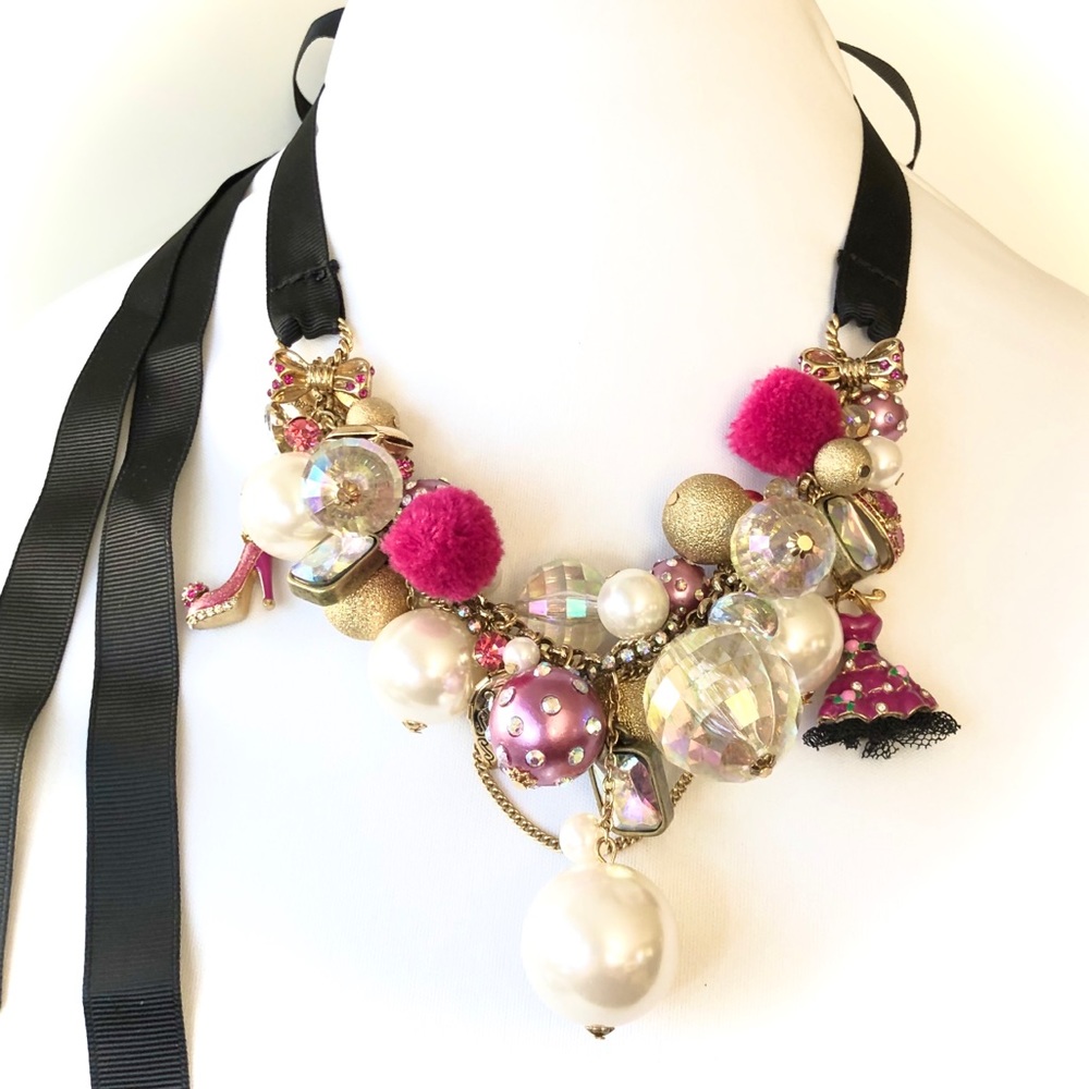 Betsey Johnson ‘Varsity Crush’ Statement Necklace
